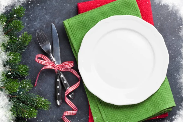 Piatto della cena di Natale — Foto Stock