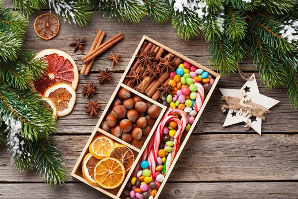 Decorazione del cibo di Natale — Foto Stock