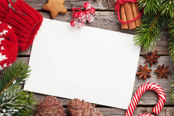 Tarjeta de felicitación de Navidad — Foto de Stock