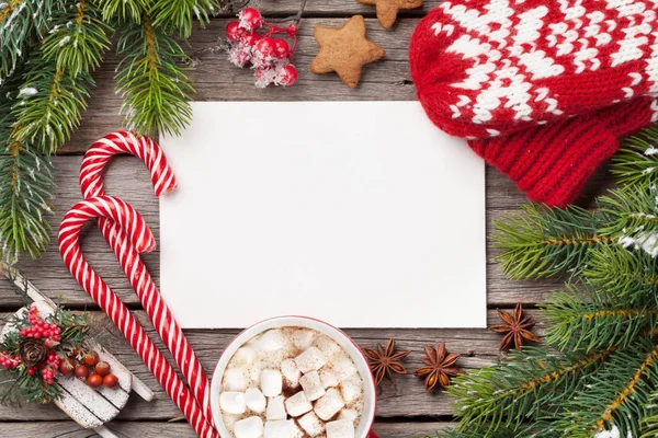 Tarjeta de felicitación de Navidad — Foto de Stock