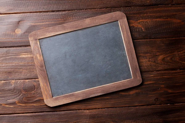 Chalkboard Wooden Background Space Your Text — Stock Photo, Image