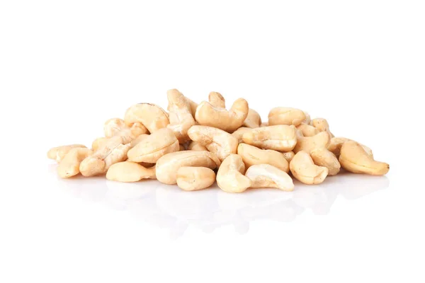 Cashewnüsse Isoliert Auf Weißem Hintergrund — Stockfoto