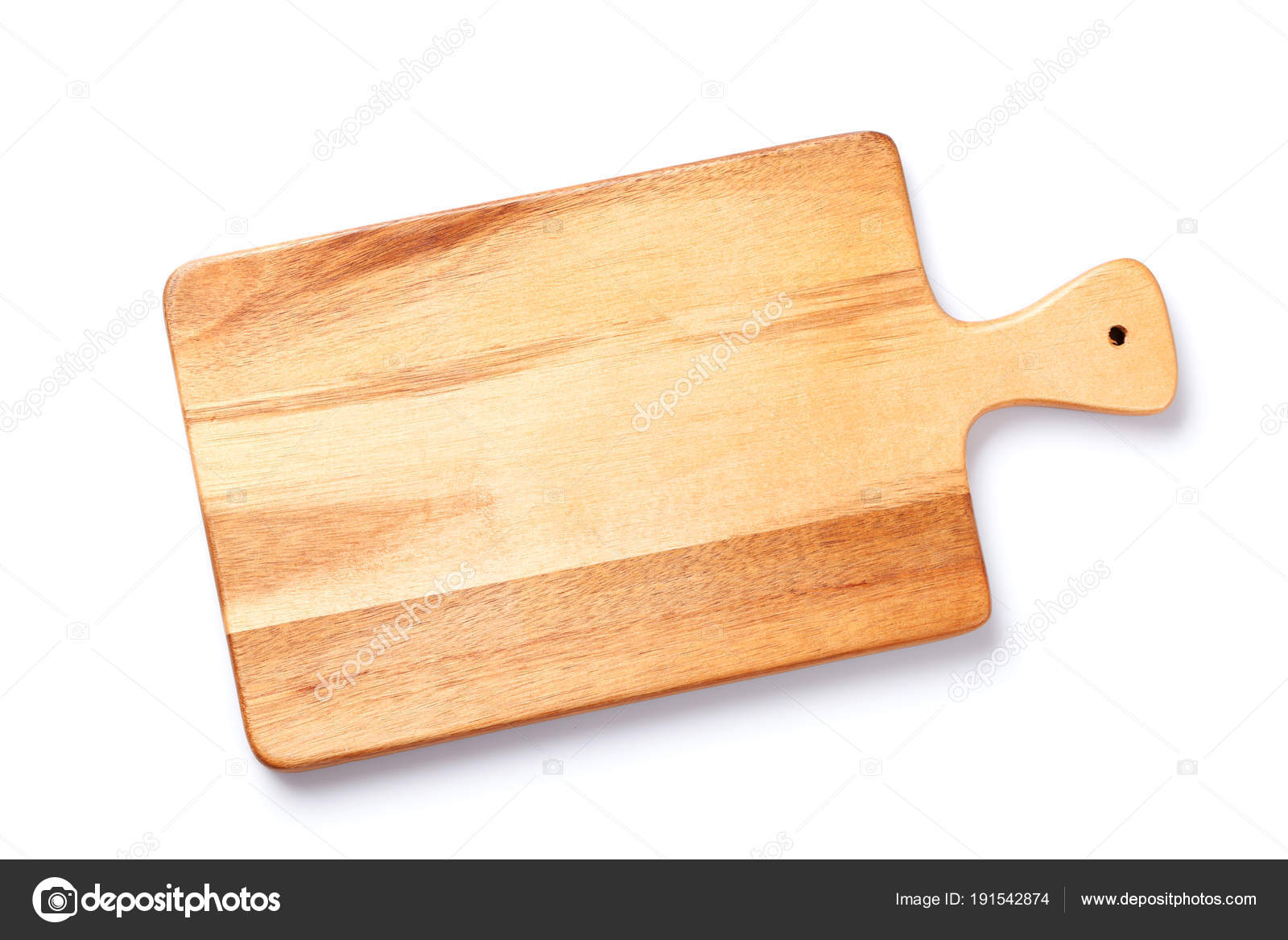 Round wooden board isolated on white background. Top view of chopping board  Stock Photo - Alamy