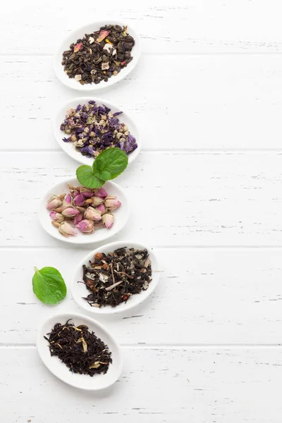 Tisane e tisane diverse — Foto Stock