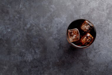 Buz küplü kola sınıfı. Yemeği götür. Kopyalama alanı olan üst görünüm