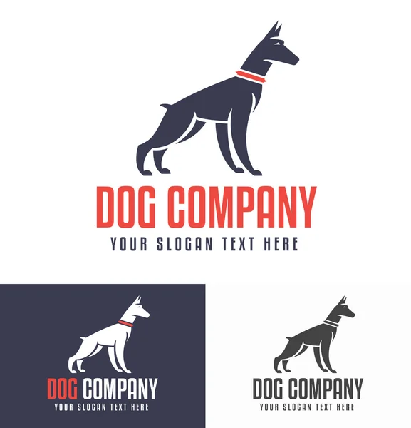 Copie Doberman-Logos — Image vectorielle