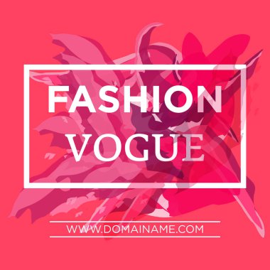 Moda vogue web afiş