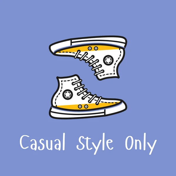 De vintage casual stijl — Stockvector
