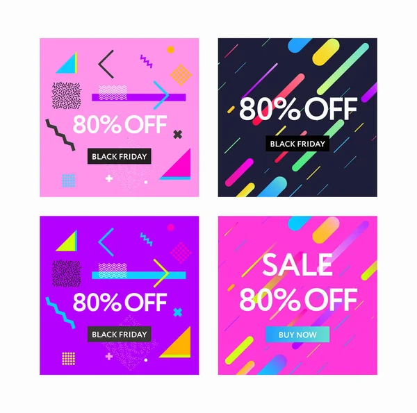 Venta de banners web — Vector de stock