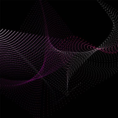 Dalga, teknoloji, mavi renkli nokta, 