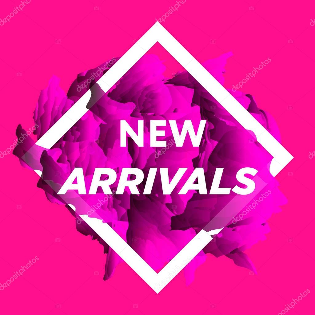 New arrivals and special offer concept  