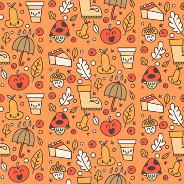 Retro-sonbahar-desen Kopyala