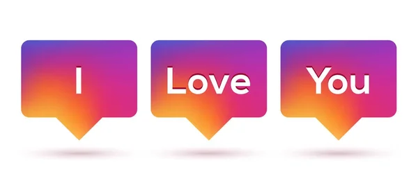 Cópia do instagram-amor —  Vetores de Stock