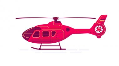 vektör sivil helikopter