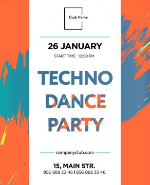 techno rave partisi