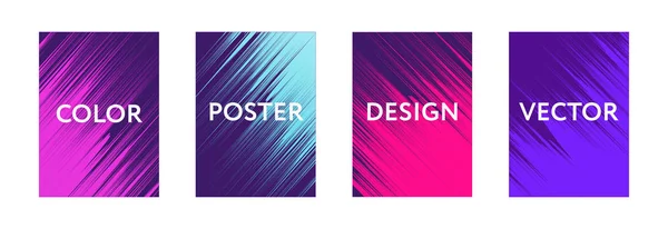 Conjunto de diferentes cubiertas de colores — Vector de stock