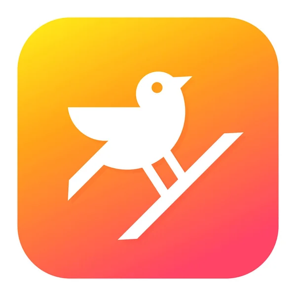 Fågel-ikonen kopia — Stock vektor