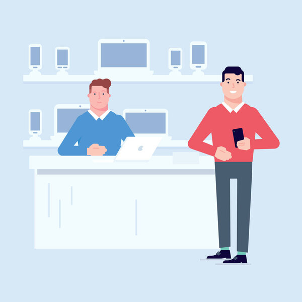 Магазин мобильных телефонов
 