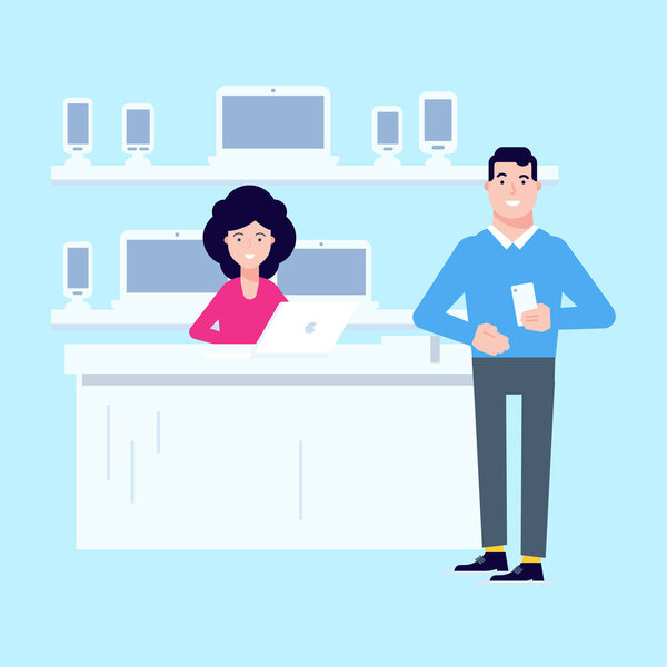 Магазин мобильных телефонов
 