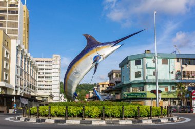 Kota Kinabalu Marlin heykeli