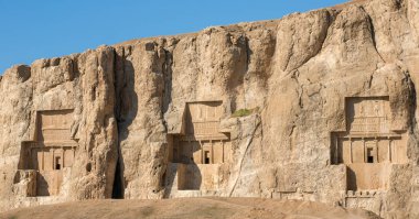 Naqsh-e Rustam, an ancient necropolis clipart
