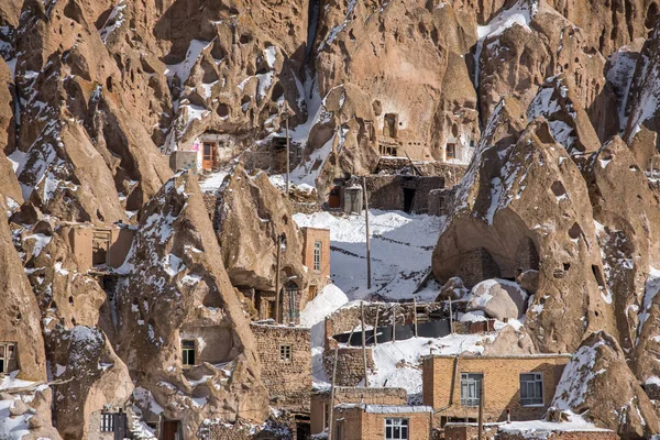 Kandovan dorp in de buurt van Tabriz — Stockfoto