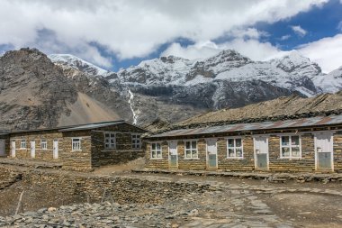 Annapurna devre trek karlı Dağı