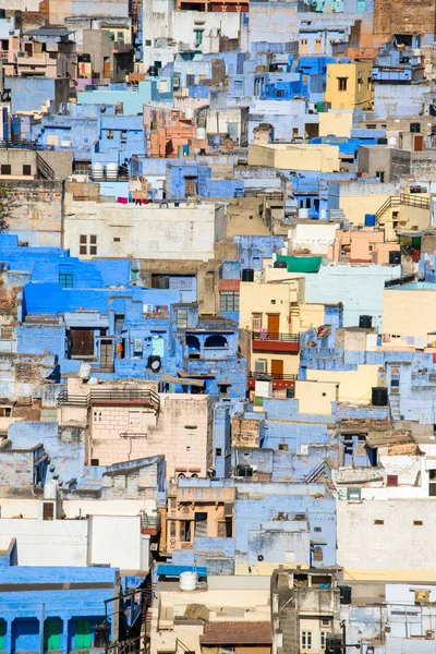 Blaue Stadt vom mehrangarh Fort aus gesehen — Stockfoto