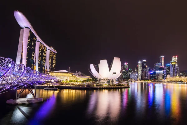 Singapore skyline van de stad — Stockfoto