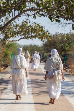 Jain rahibeler parikramaya üzerinde