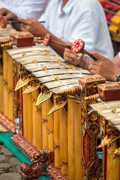 Instrumento de música balinesa tradicional "gamelan " — Fotografia de Stock