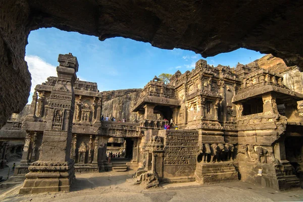 Kailas-Tempel in ellora-höhlen — Stockfoto