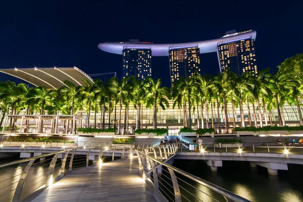 El complejo Marina Bay Sands — Foto de Stock