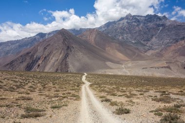 Muktinath giderken Kagbeni manzara