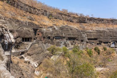 aurangabad yakınındaki Ajanta mağaraları