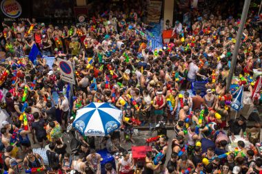 Bangkok, Tayland Songkran Festivali.