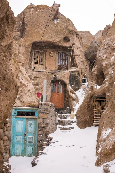 Kandovan dorp in de buurt van Tabriz — Stockfoto