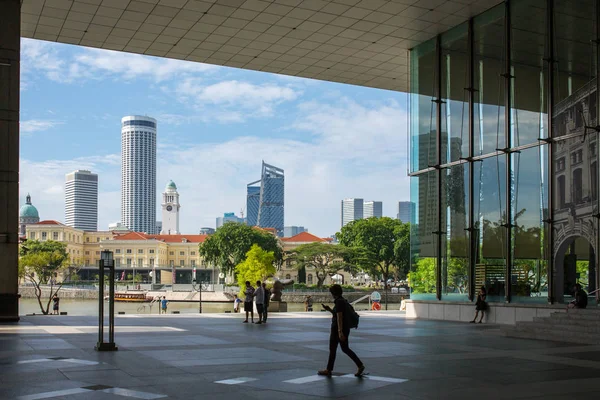 Geschäftsviertel von Singapore — Stockfoto