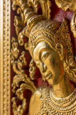 Wat Xieng tanga Tapınağı ayrıntılarını