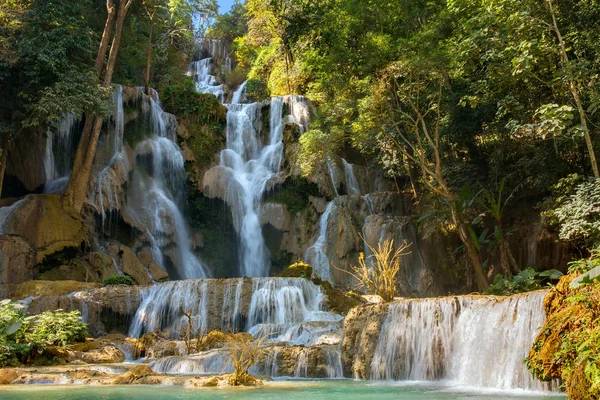 Cascate di Kuang Si — Foto Stock