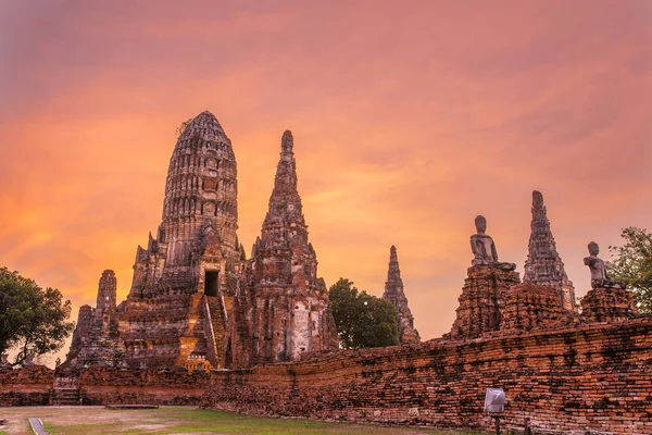 Templet Wat Chaiwatthanaram i Thailand — Stockfoto