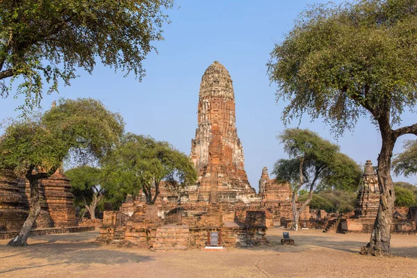 Tempio di Wat Phra Ram — Foto Stock