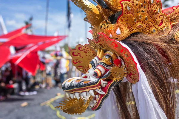 Sanur Plajı'nda geleneksel uçurtma Yarışması — Stok fotoğraf