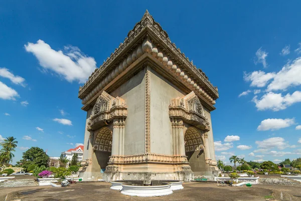 Patuxai emlékmű Vientiane — Stock Fotó