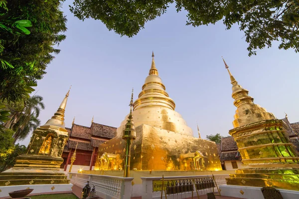 Wat Phra Singh en Chiang Mai —  Fotos de Stock