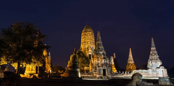 Templet Wat Chaiwatthanaram i Thailand — Stockfoto