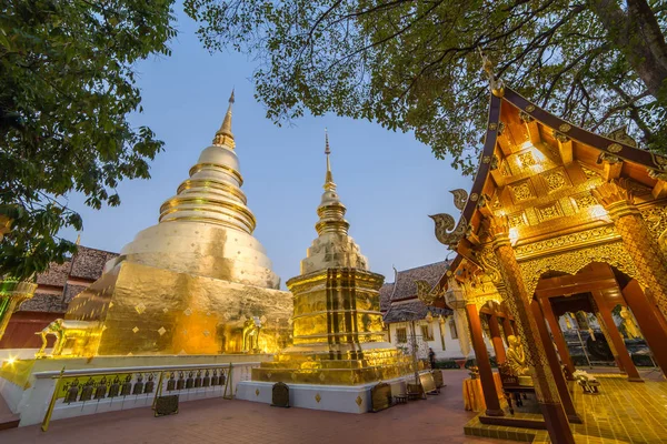 Wat Phra Singh en Chiang Mai —  Fotos de Stock