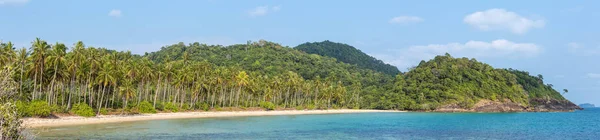 Тропічний пляж Панорама — стокове фото