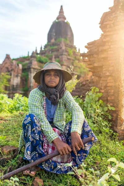 Agricultor birmano no identificado —  Fotos de Stock