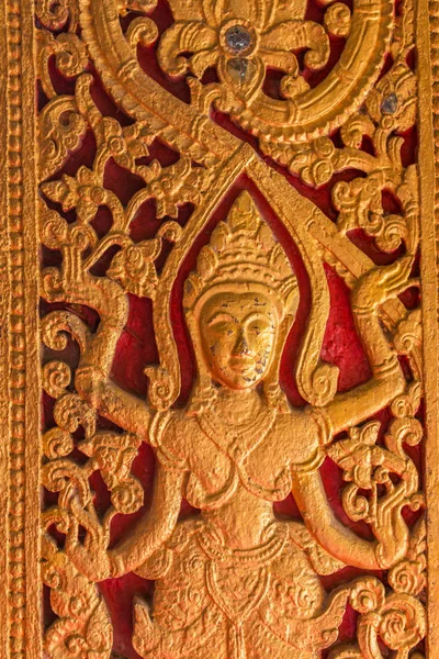 Details des wat xieng thong Tempels — Stockfoto